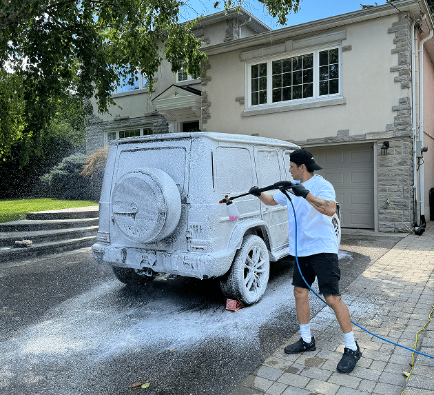 Exterior detailing results