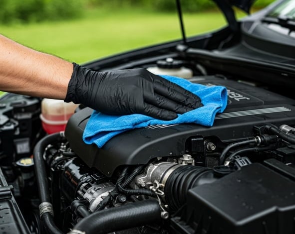 Engine Bay Detailing Service by Panda Hub