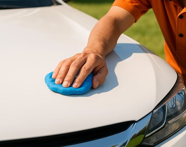 Car Clay Bar Treatment