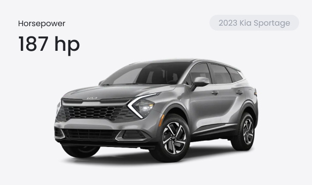 2023 Kia Sportage 187 Horsepower